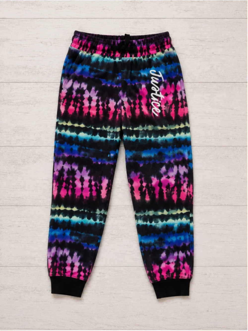 Justice Girls Tie-Dye Hoodie & Jogger Sweatpants Set Size 10